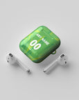 AirPods case with the Atlas 2026-27 Goalkeeper football shirt design by RIPA Football
