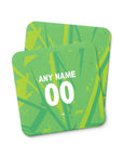 Coaster with the Atlas 2026-27 Goalkeeper football shirt design by RIPA Football