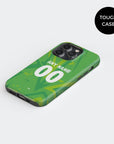Phone case with the Atlas 2026-27 Goalkeeper football shirt design by RIPA Football