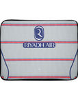 Laptop sleeve with the Atlético Madrid 2026-27 Third football shirt design by RIPA Football