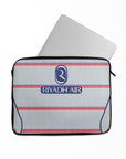 Laptop sleeve with the Atlético Madrid 2026-27 Third football shirt design by RIPA Football