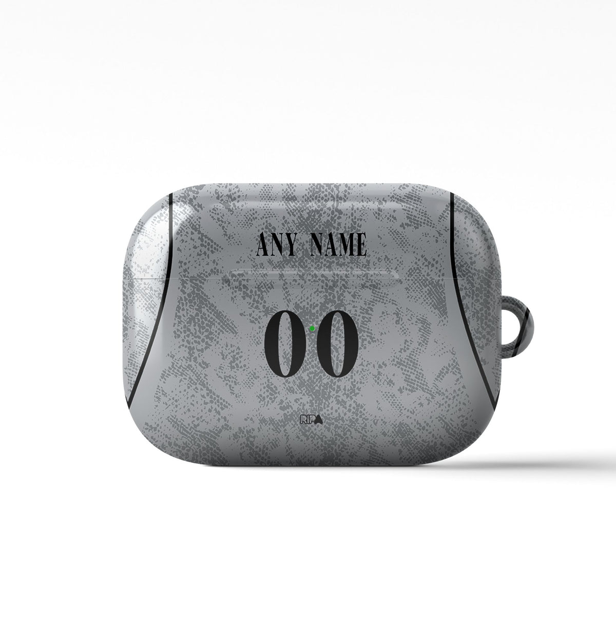 AirPods case with the Barcelona 2026-27 Goalkeeper football shirt design by RIPA Football