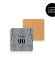 Coaster with the Barcelona 2026-27 Goalkeeper football shirt design by RIPA Football