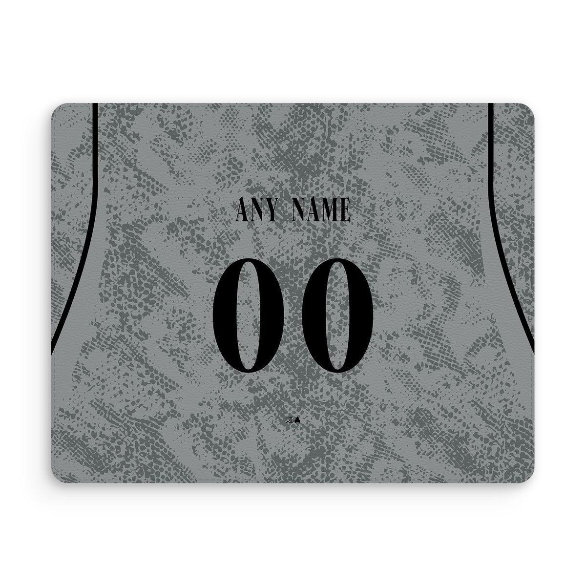 Mouse pad with the Barcelona 2026-27 Goalkeeper football shirt design by RIPA Football