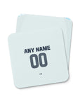 Coaster with the Bayer 04 Leverkusen 2026-27 Away football shirt design by RIPA Football