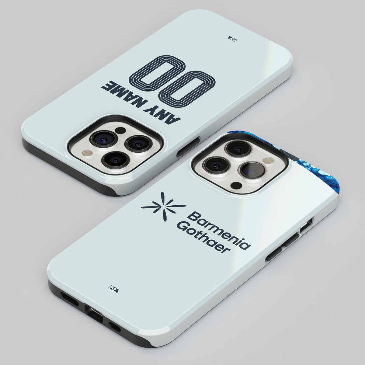 Phone case with the Bayer 04 Leverkusen 2026-27 Away football shirt design by RIPA Football