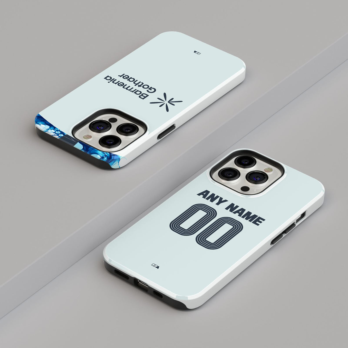 Phone case with the Bayer 04 Leverkusen 2026-27 Away football shirt design by RIPA Football