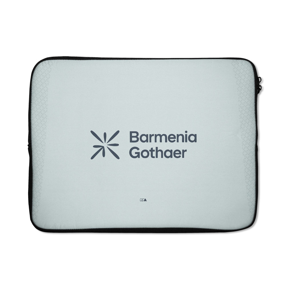 Laptop sleeve with the Bayer 04 Leverkusen 2026-27 Away football shirt design by RIPA Football