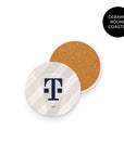 Coaster with the Bayern Munich 2026-27 Away football shirt design by RIPA Football