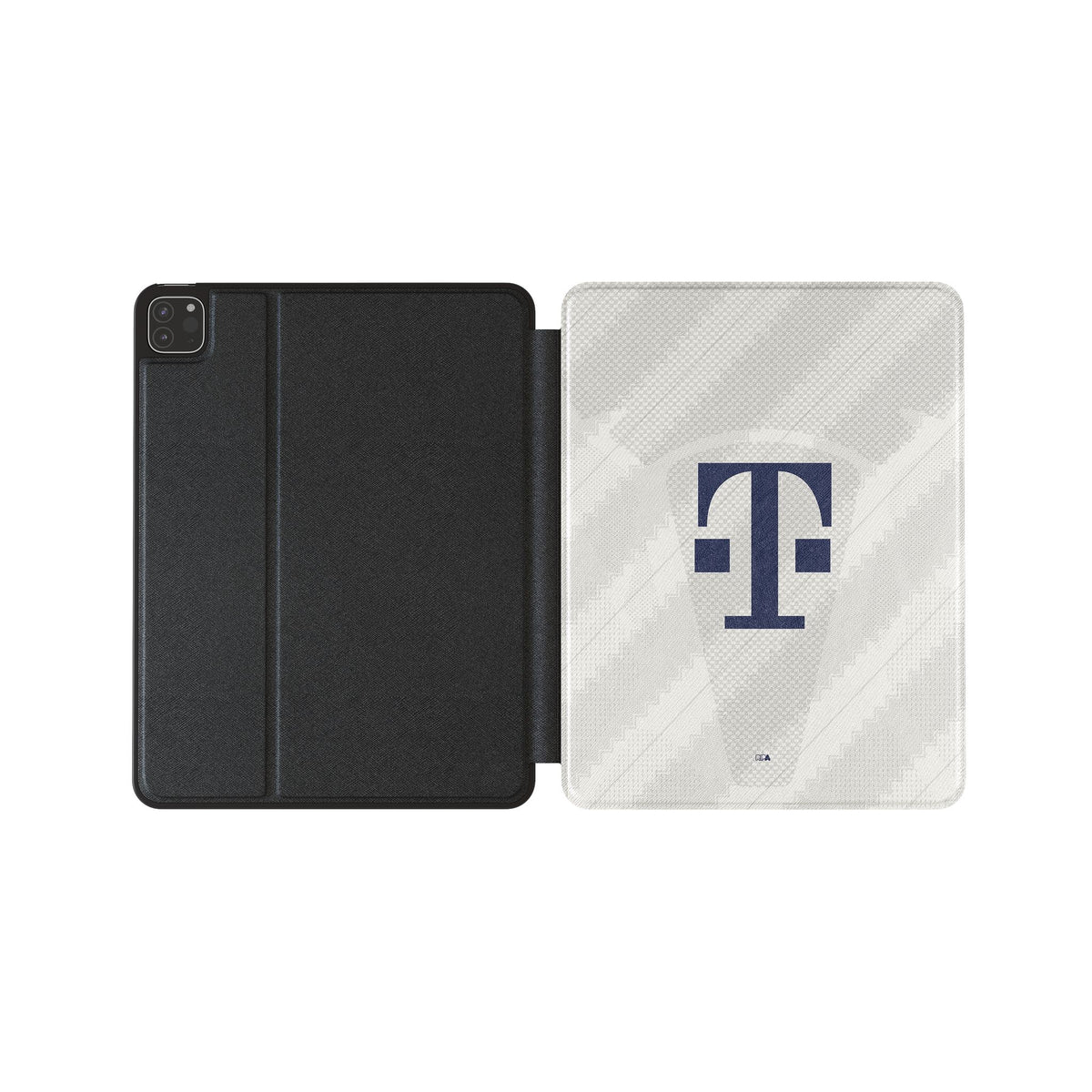 iPad case with the Bayern Munich 2026-27 Away football shirt design by RIPA Football