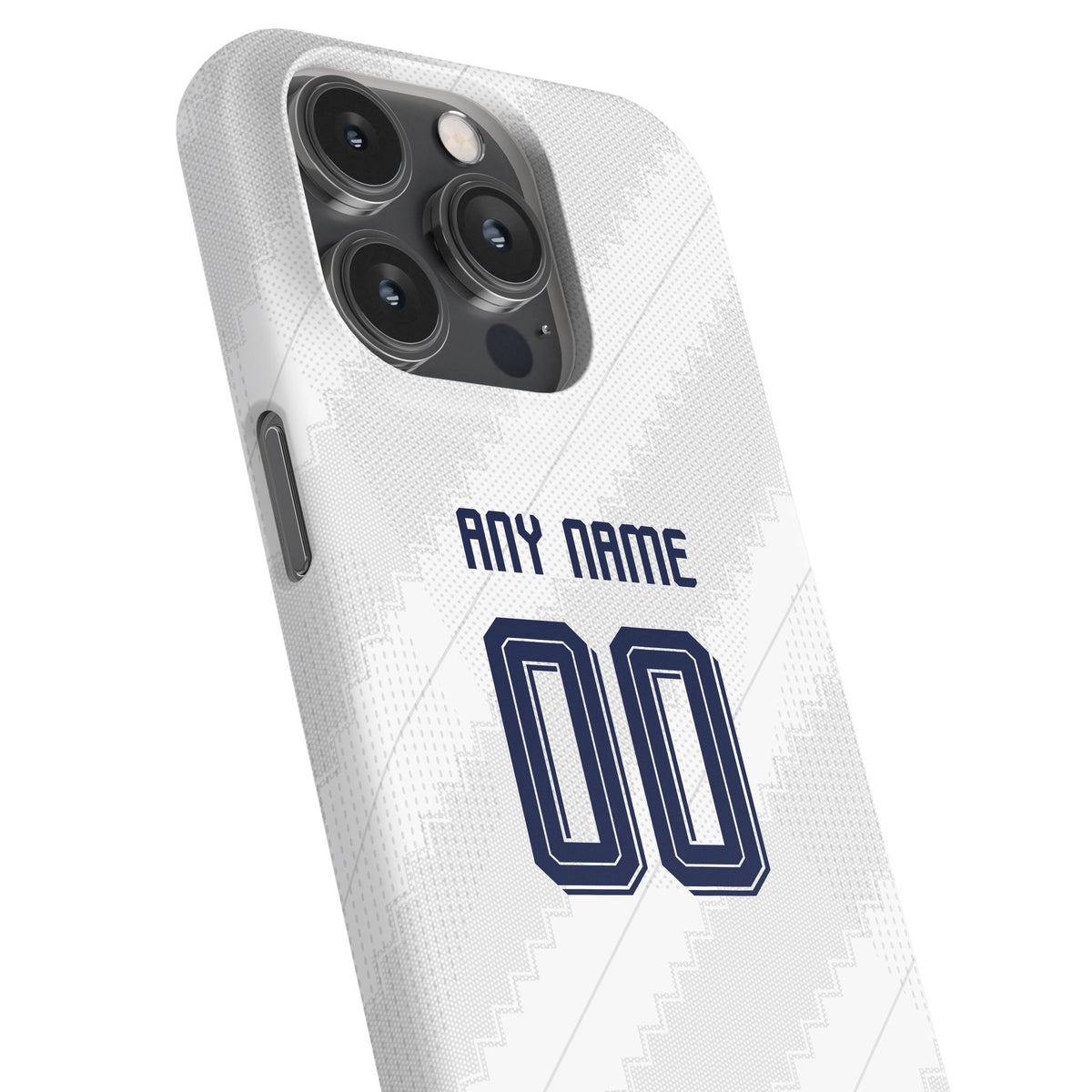 Phone case with the Bayern Munich 2026-27 Away football shirt design by RIPA Football