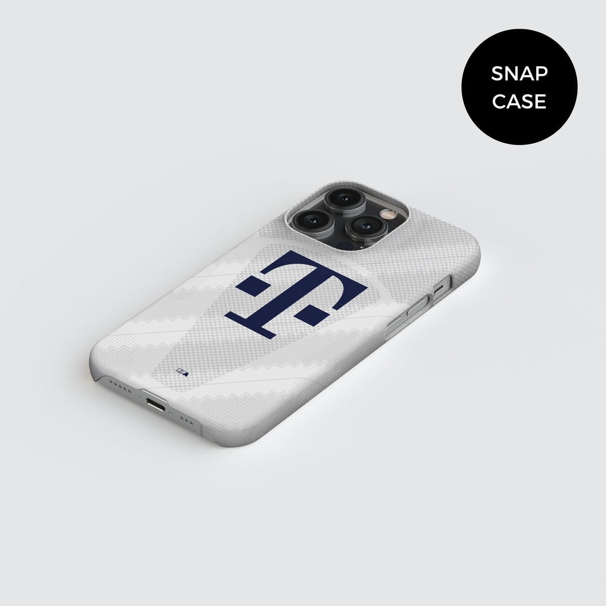 Phone case with the Bayern Munich 2026-27 Away football shirt design by RIPA Football