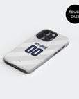 Phone case with the Bayern Munich 2026-27 Away football shirt design by RIPA Football