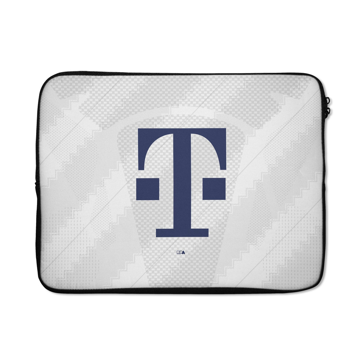 Laptop sleeve with the Bayern Munich 2026-27 Away football shirt design by RIPA Football