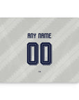 Mouse pad with the Bayern Munich 2026-27 Away football shirt design by RIPA Football