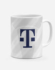 Mug with the Bayern Munich 2026-27 Away football shirt design by RIPA Football