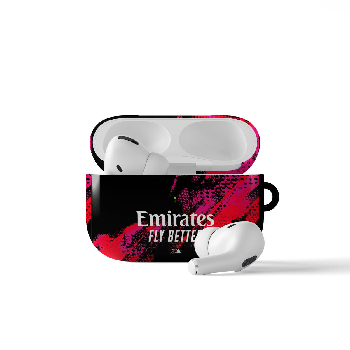 AirPods case with the Benfica 2026-27 Third football shirt design by RIPA Football