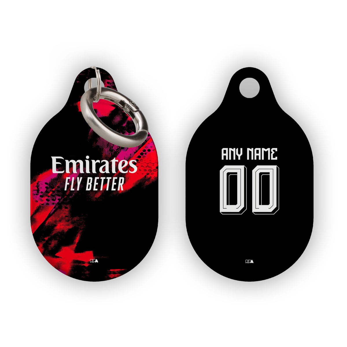 AirTag holder with the Benfica 2026-27 Third football shirt design by RIPA Football