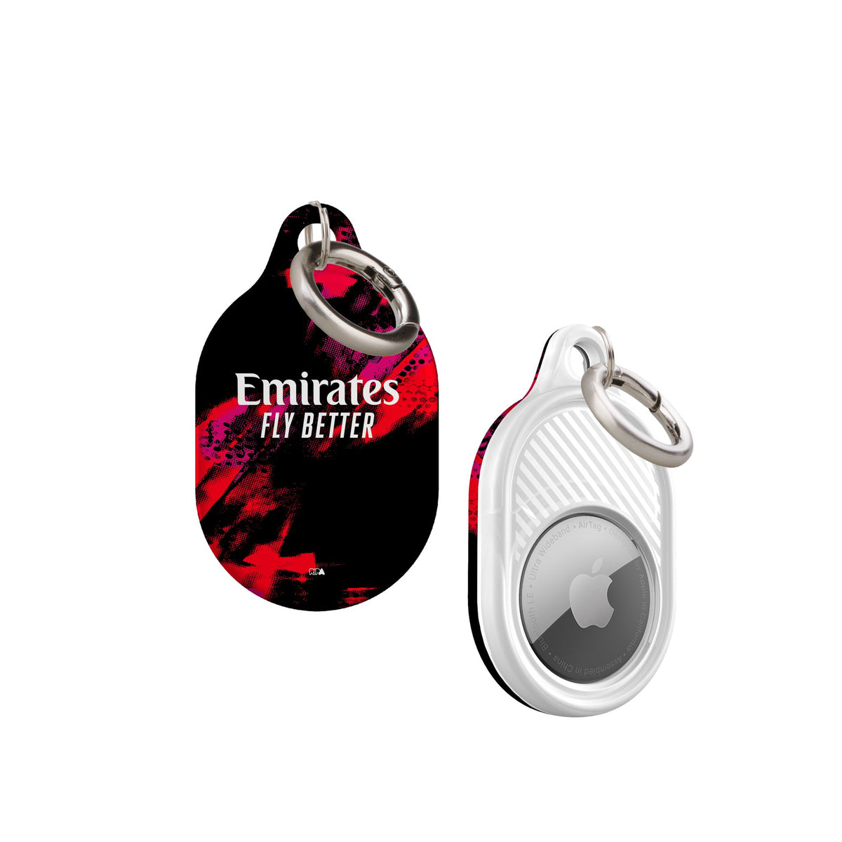 AirTag holder with the Benfica 2026-27 Third football shirt design by RIPA Football