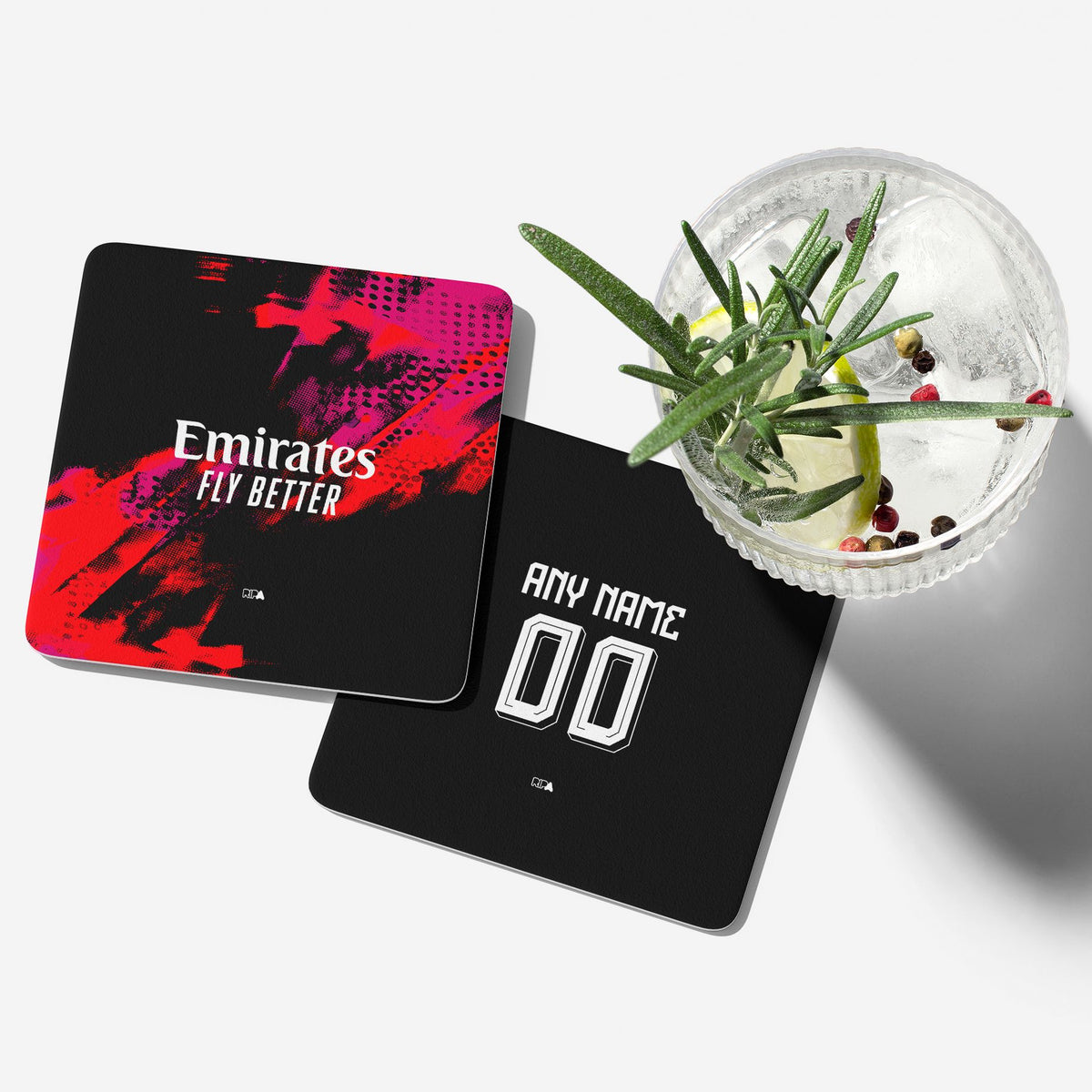 Coaster with the Benfica 2026-27 Third football shirt design by RIPA Football