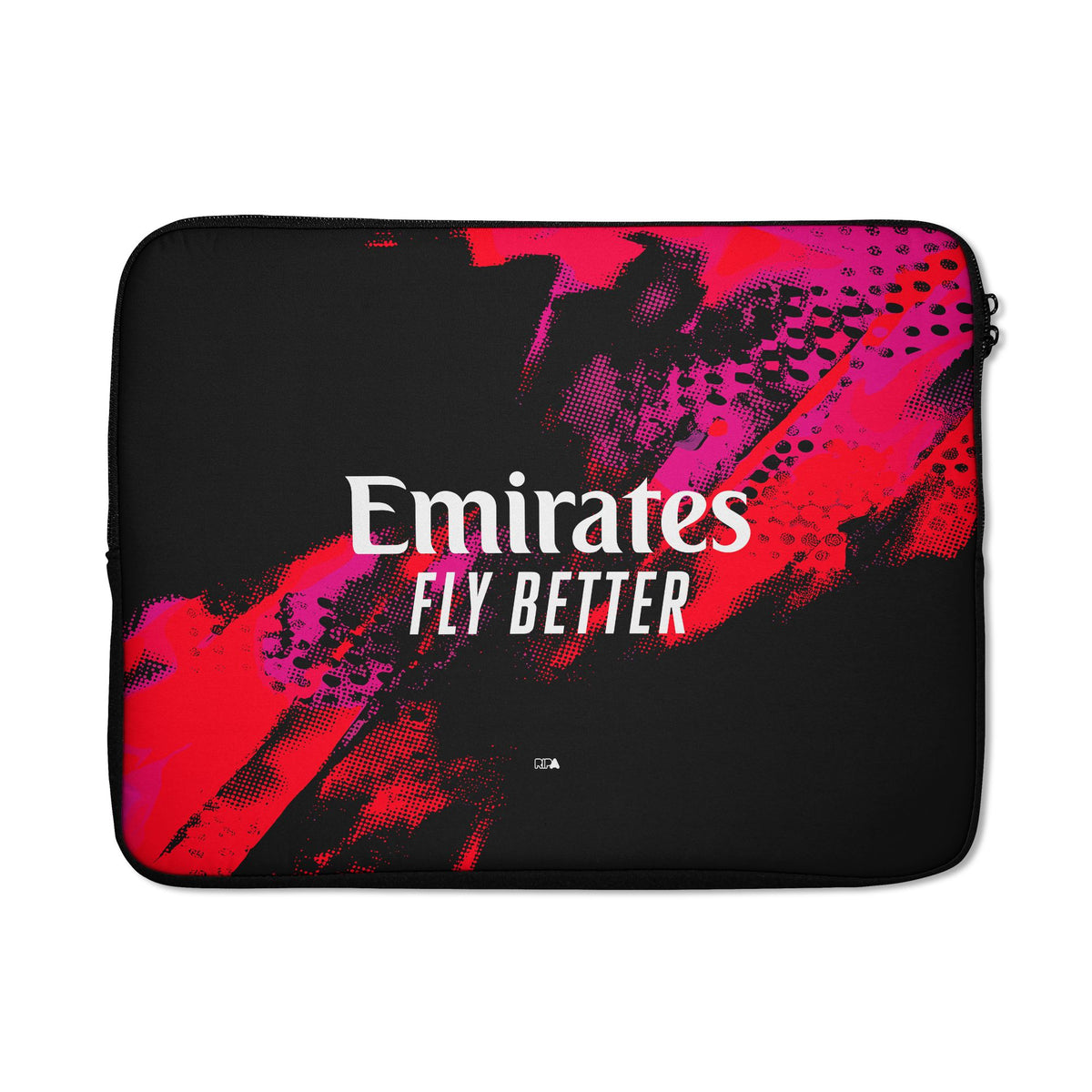 Laptop sleeve with the Benfica 2026-27 Third football shirt design by RIPA Football