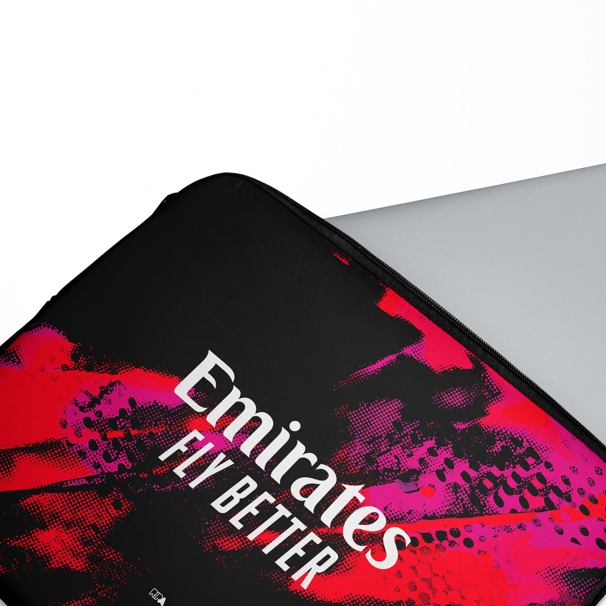 Laptop sleeve with the Benfica 2026-27 Third football shirt design by RIPA Football