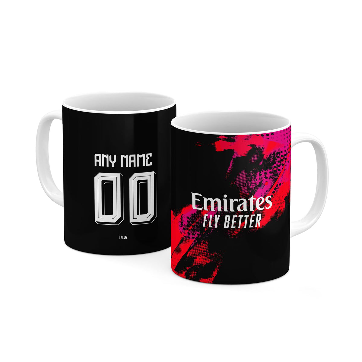 Mug with the Benfica 2026-27 Third football shirt design by RIPA Football