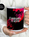 Mug with the Benfica 2026-27 Third football shirt design by RIPA Football