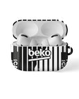 AirPods case with the Besiktas 2026-27 Away football shirt design by RIPA Football