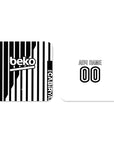 Coaster with the Besiktas 2026-27 Away football shirt design by RIPA Football