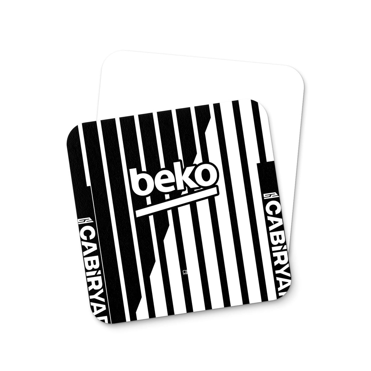 Coaster with the Besiktas 2026-27 Away football shirt design by RIPA Football
