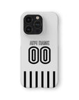 Phone case with the Besiktas 2026-27 Away football shirt design by RIPA Football