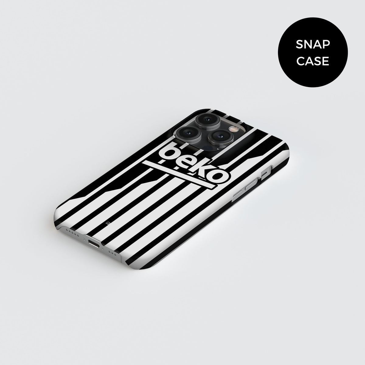 Phone case with the Besiktas 2026-27 Away football shirt design by RIPA Football