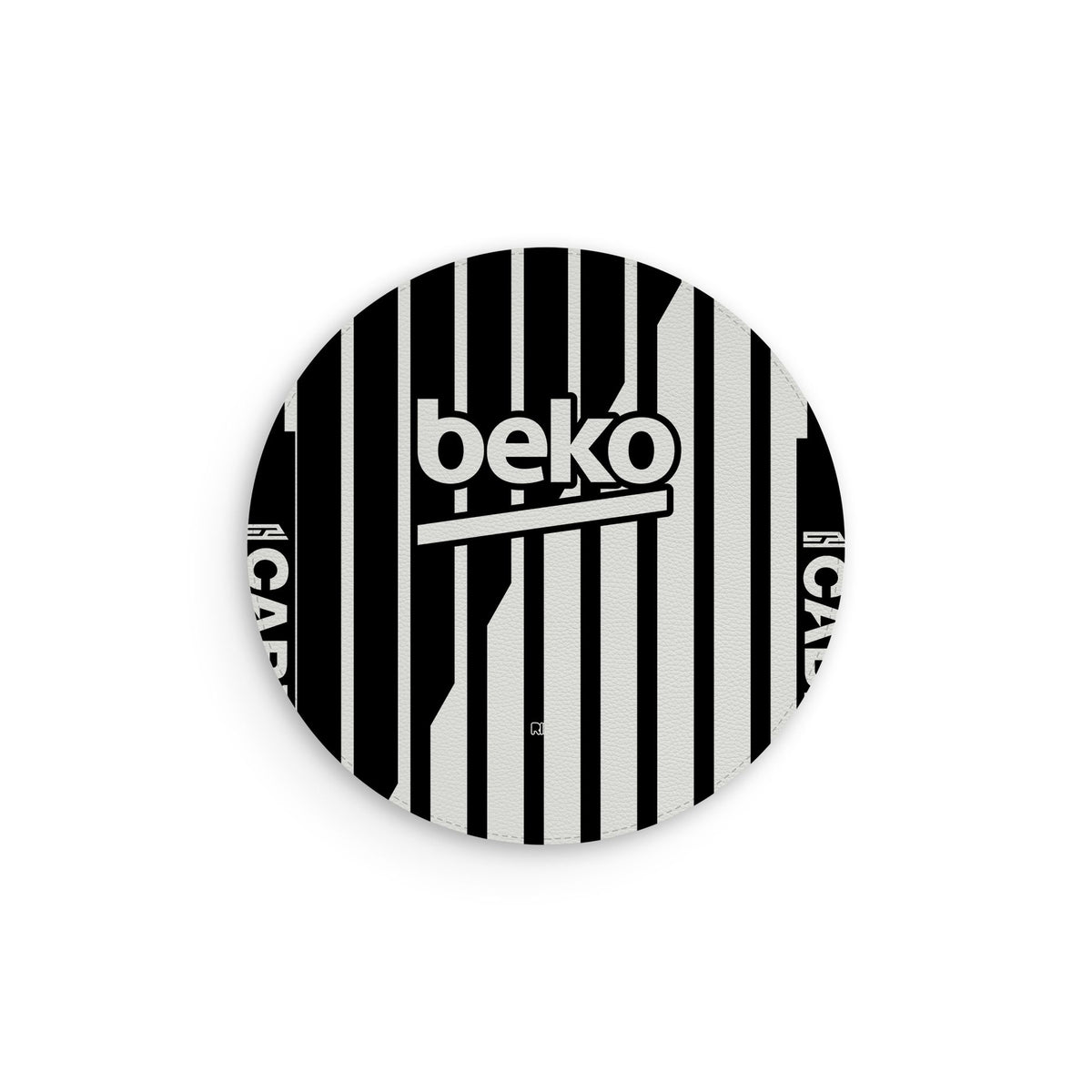 Mouse pad with the Besiktas 2026-27 Away football shirt design by RIPA Football