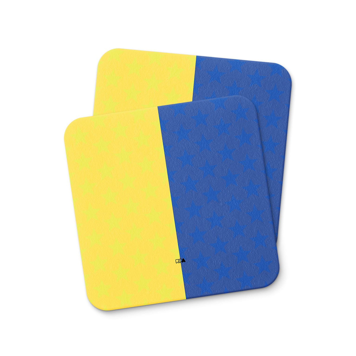 Coaster with the Boca Juniors 2026 Prematch football shirt design by RIPA Football