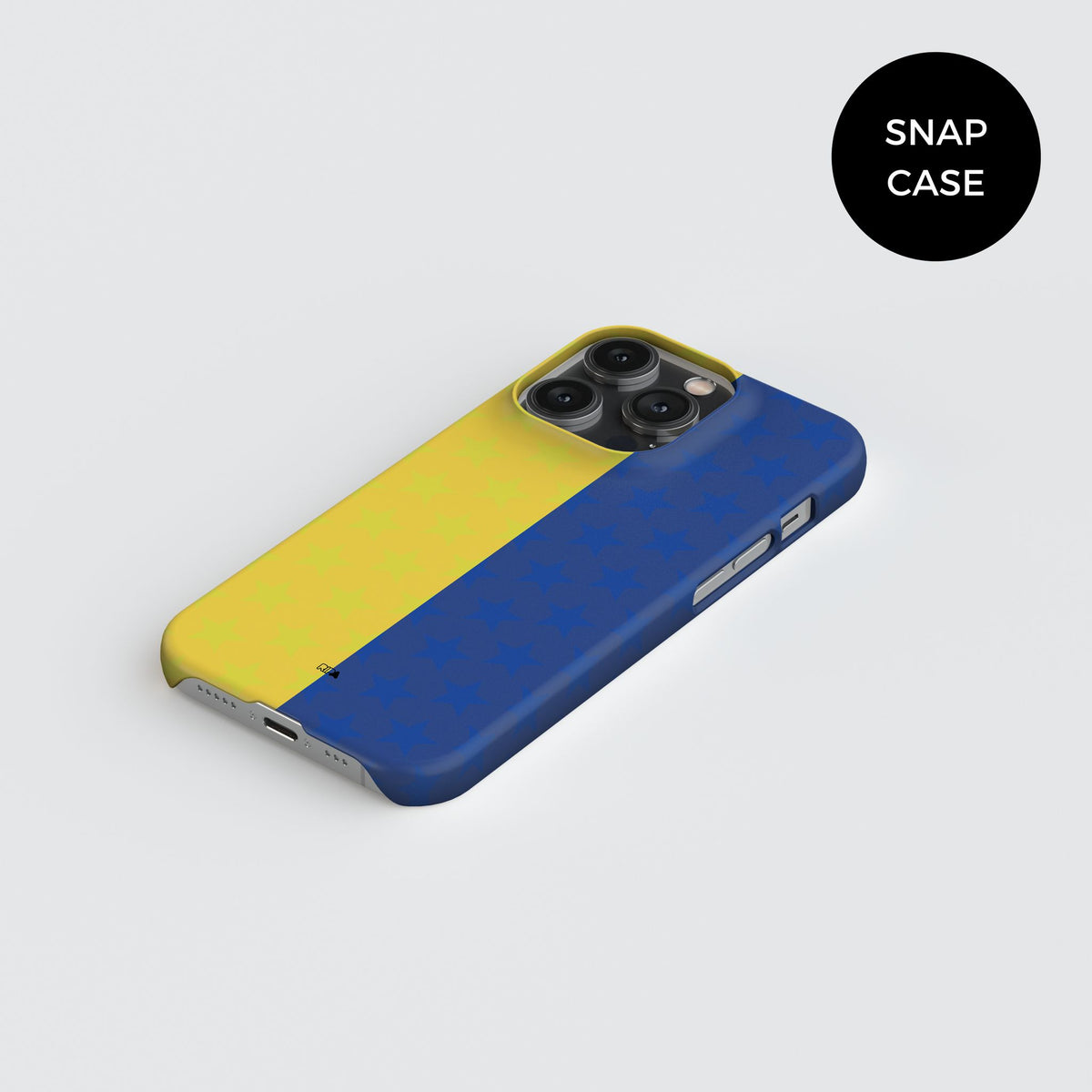 Phone case with the Boca Juniors 2026 Prematch football shirt design by RIPA Football