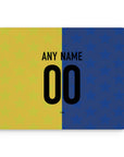 Mouse pad with the Boca Juniors 2026 Prematch football shirt design by RIPA Football