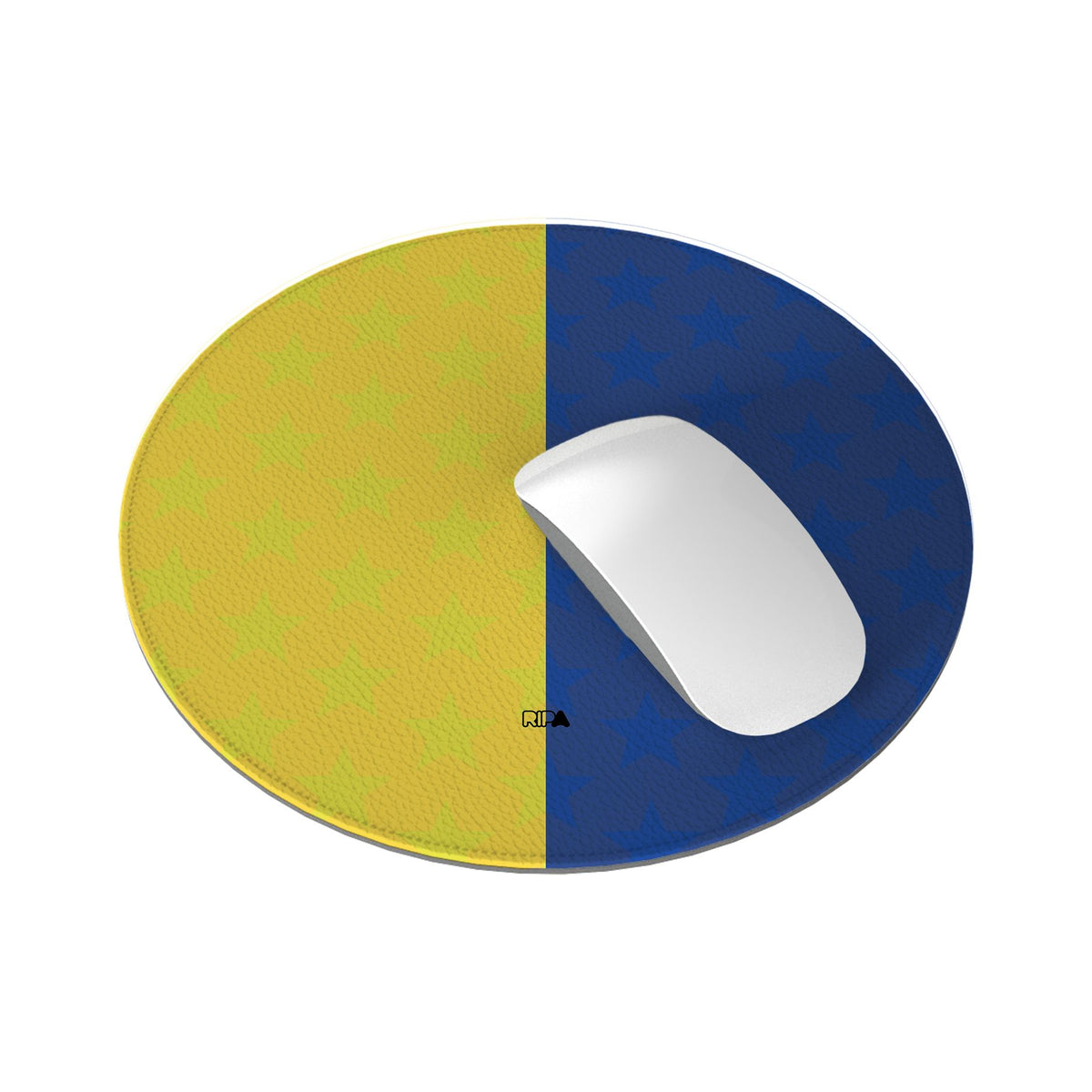Mouse pad with the Boca Juniors 2026 Prematch football shirt design by RIPA Football