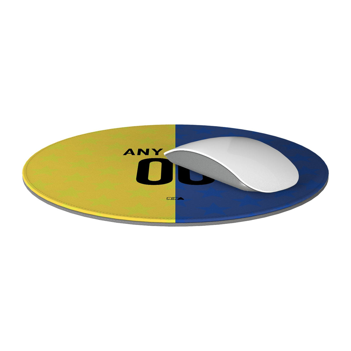 Mouse pad with the Boca Juniors 2026 Prematch football shirt design by RIPA Football