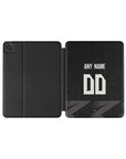 iPad case with the Borussia Dortmund 2026-27 Away football shirt design by RIPA Football