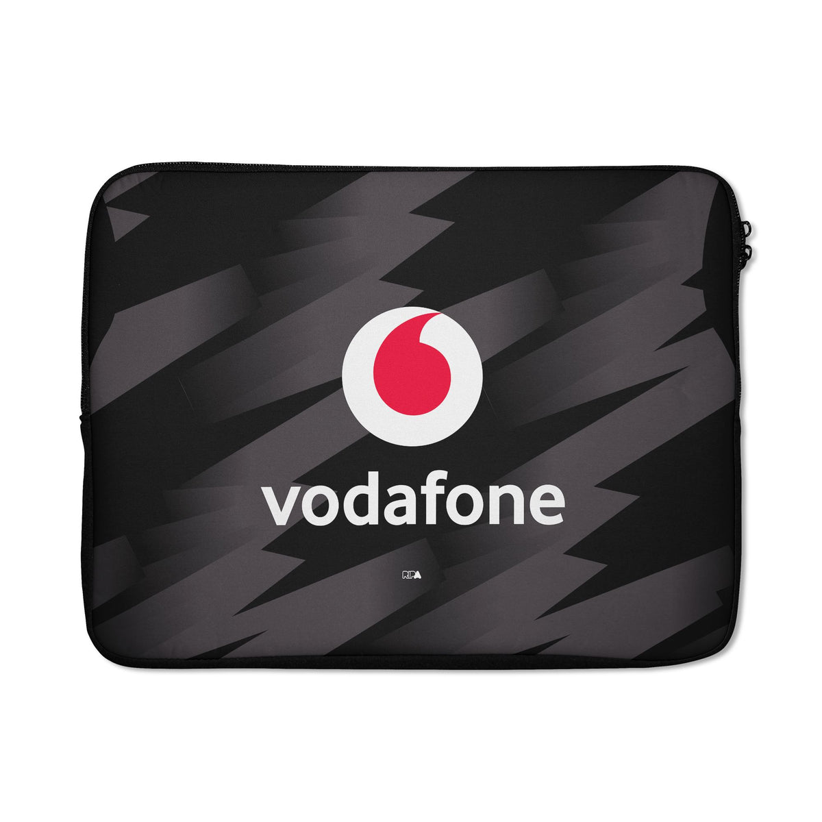 Laptop sleeve with the Borussia Dortmund 2026-27 Away football shirt design by RIPA Football
