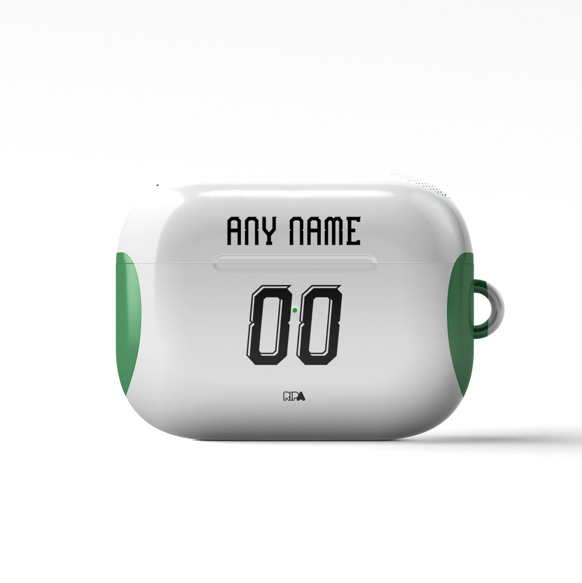 AirPods case with the Borussia Mönchengladbach 2026-27 Home football shirt design by RIPA Football