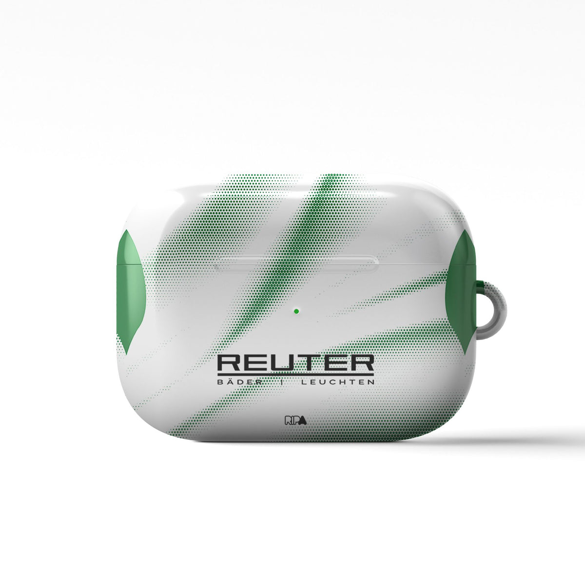 AirPods case with the Borussia Mönchengladbach 2026-27 Home football shirt design by RIPA Football