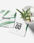 Coaster with the Borussia Mönchengladbach 2026-27 Home football shirt design by RIPA Football