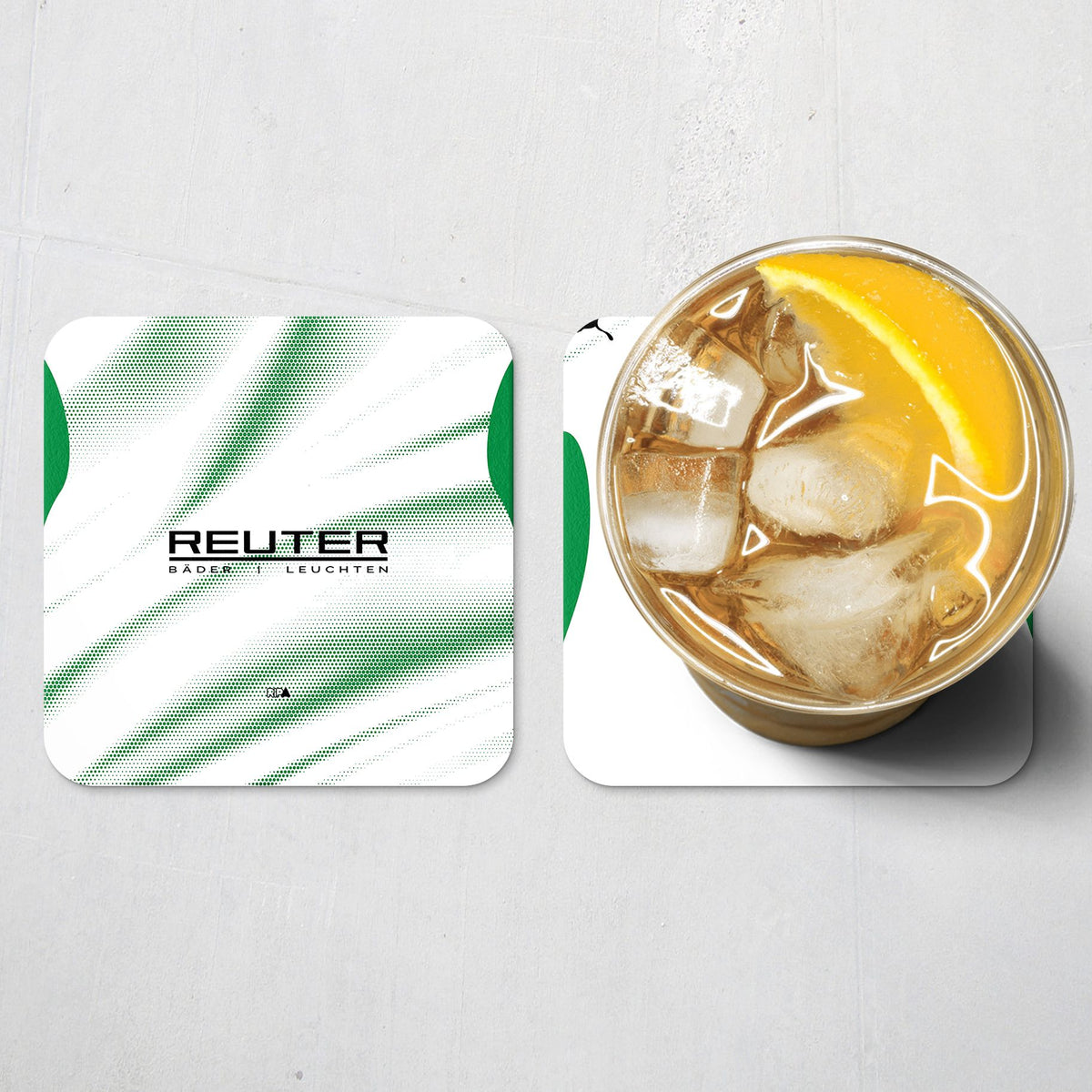 Coaster with the Borussia Mönchengladbach 2026-27 Home football shirt design by RIPA Football
