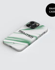 Phone case with the Borussia Mönchengladbach 2026-27 Home football shirt design by RIPA Football