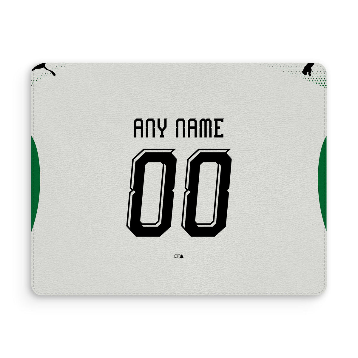 Mouse pad with the Borussia Mönchengladbach 2026-27 Home football shirt design by RIPA Football