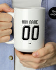 Mug with the Borussia Mönchengladbach 2026-27 Home football shirt design by RIPA Football