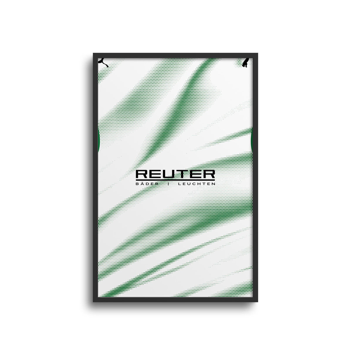 Print with the Borussia Mönchengladbach 2026-27 Home football shirt design by RIPA Football