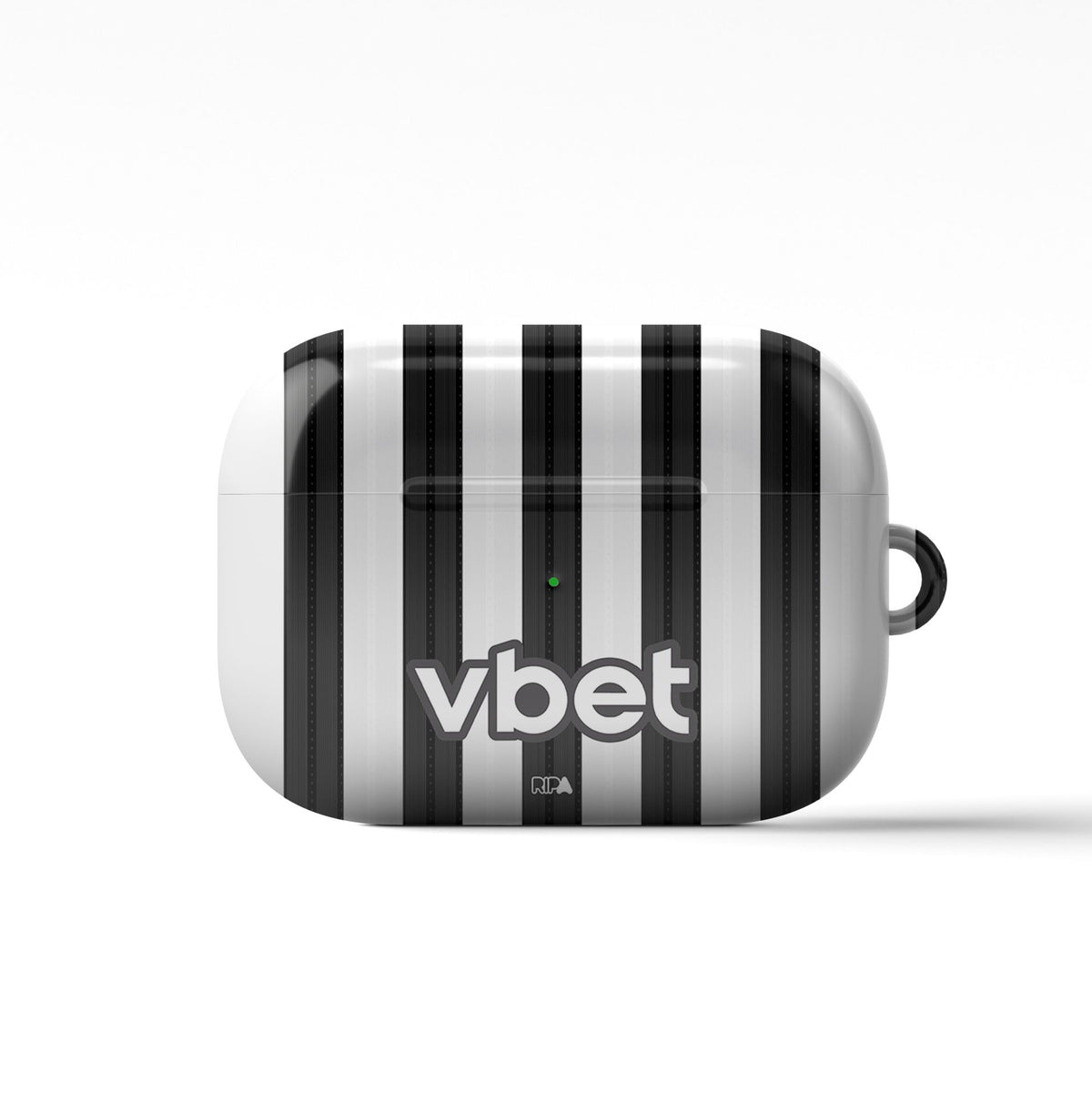 AirPods case with the Botafogo 2026 Home football shirt design by RIPA Football